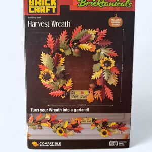 Brickcraft Harvest Wreath with Hangin Strings